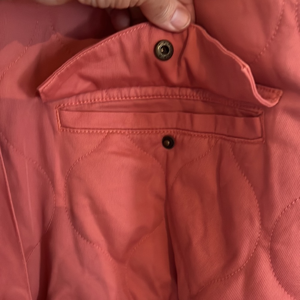 NWT-universal thread-size XXL-coral  pink, quilted, lined,bomber jacket, coat - Picture 5 of 10